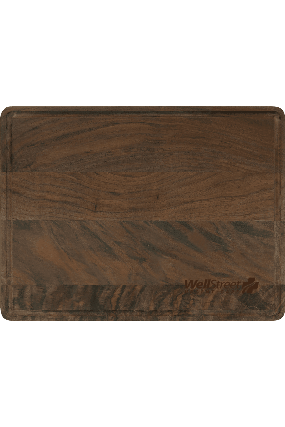 WellStreet Natural Wood Cutting Board with Drip Ring